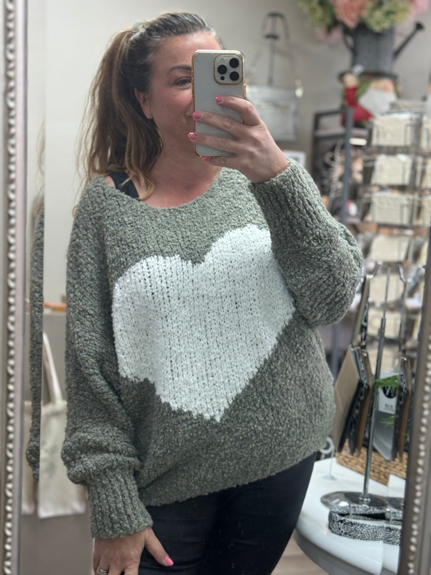 Heart Knitted Jumper