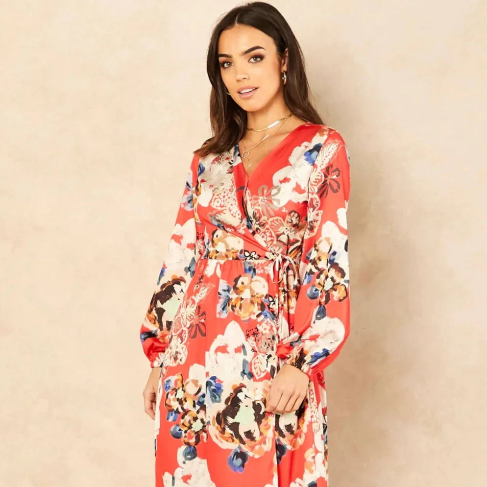 Alara - Long Sleeved Midi Dress