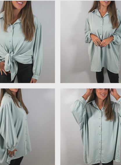 Alison - Oversize Glam Shirt