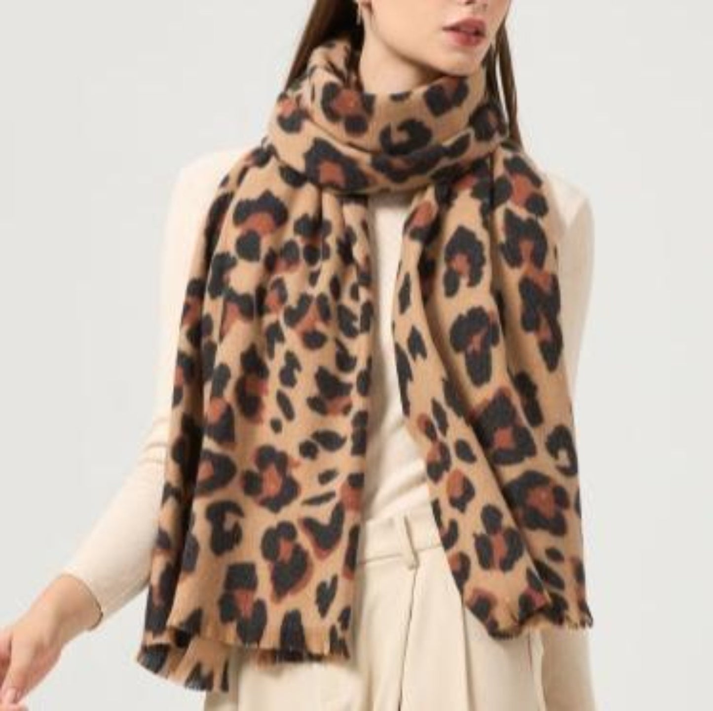 Leopard Blanket Scarf